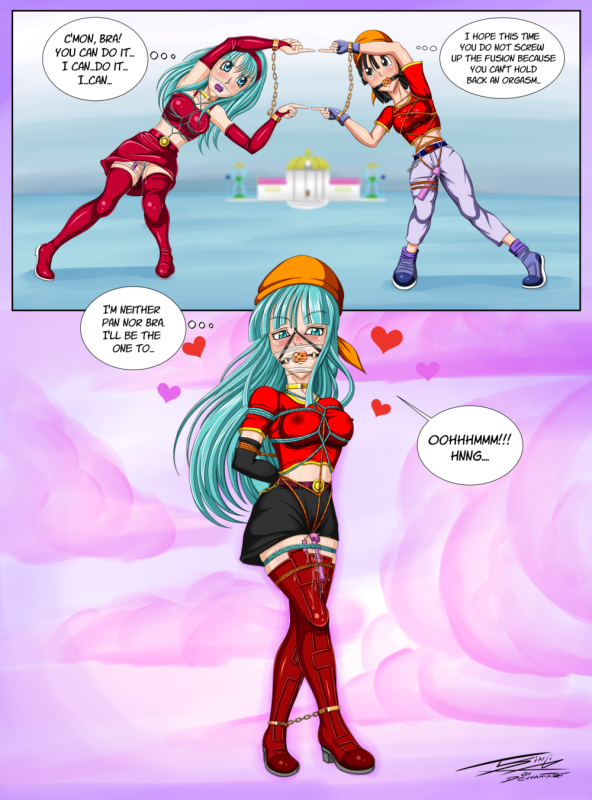 bra briefs+pan (dragon ball)