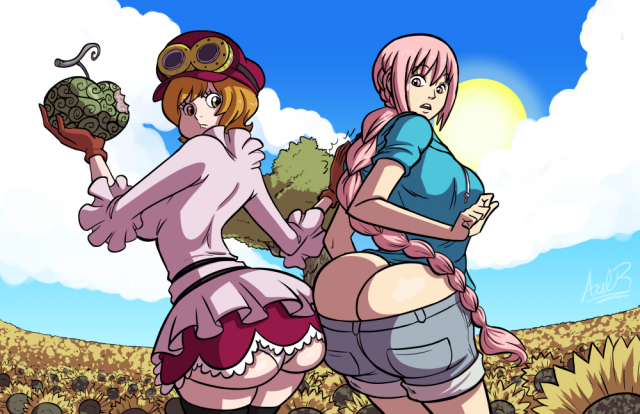 koala (one piece)+rebecca (one piece)